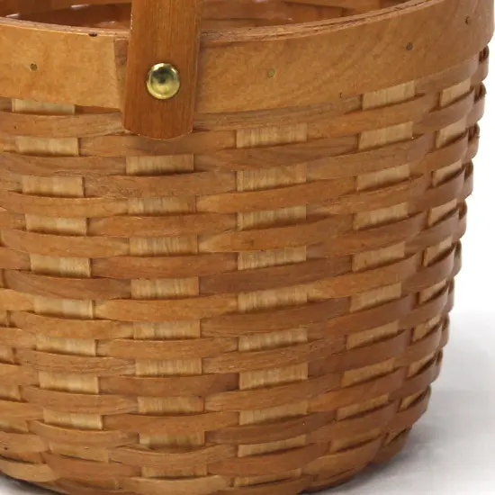 Small Wood Chip Apple Picking Basket {3}