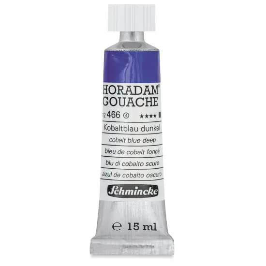 Schmincke Horadam Artist Gouache - Cobalt Blue Deep, 15 ml tube {1}