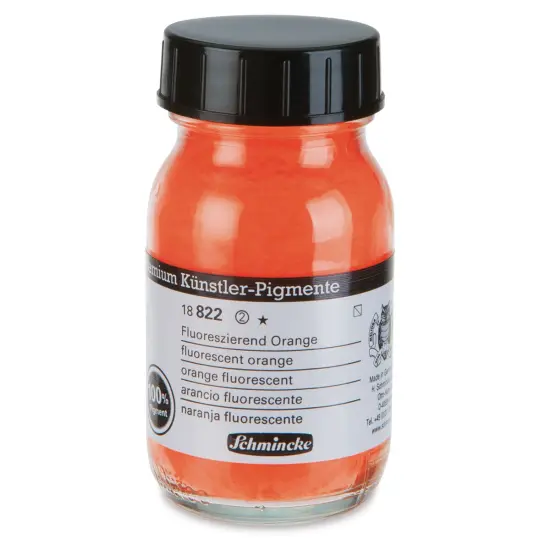 Schmincke Pigment - Fluorescent Orange, 100 ml Jar {1}