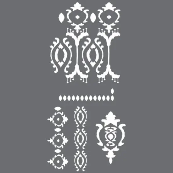 Ikat Furniture Stencil {3}