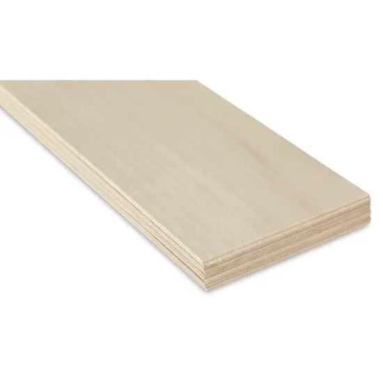 Midwest Products Genuine Basswood Sheet -10 Sheets, 1/16" x 4" x 36" {1}