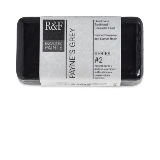 R&F Encaustic Paint Block - Payne's Gray, 40 ml block {2}