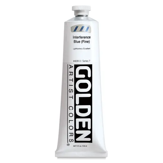 Golden Heavy Body Artist Acrylics - Interference Blue, 5 oz tube {1}