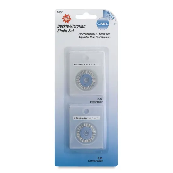 CARL Decorative Replacement Blade - Set of 2, Deckle and Victorian {1}