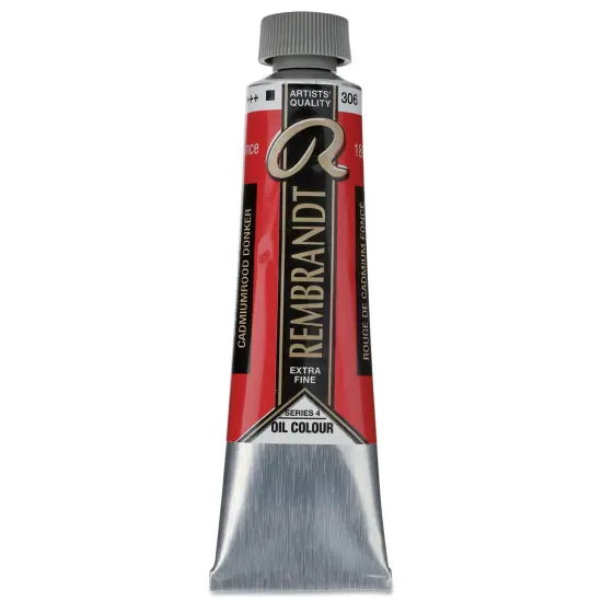 Rembrandt Artists' Oil Color - Cadmium Red Deep, 40 ml tube {1}