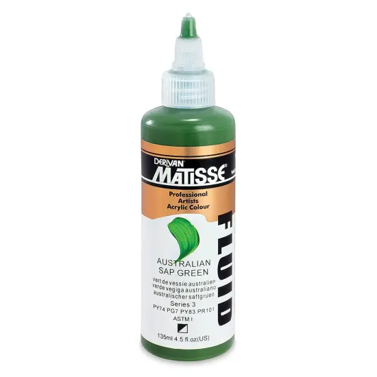 Matisse Fluid Acrylic - Australian Sap Green, 135 ml {1}