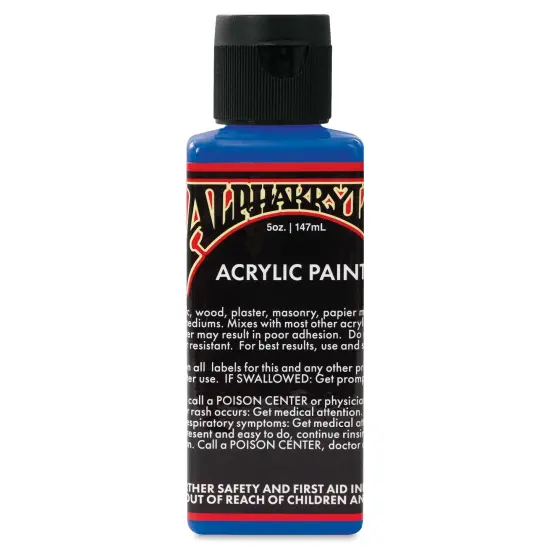 Alpha6 Alphakrylic Acrylic Paint - Electroshock Blue, 5 oz {1}
