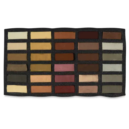 Art Spectrum Extra Soft Square Pastels - Earths, Set of 30 {2}