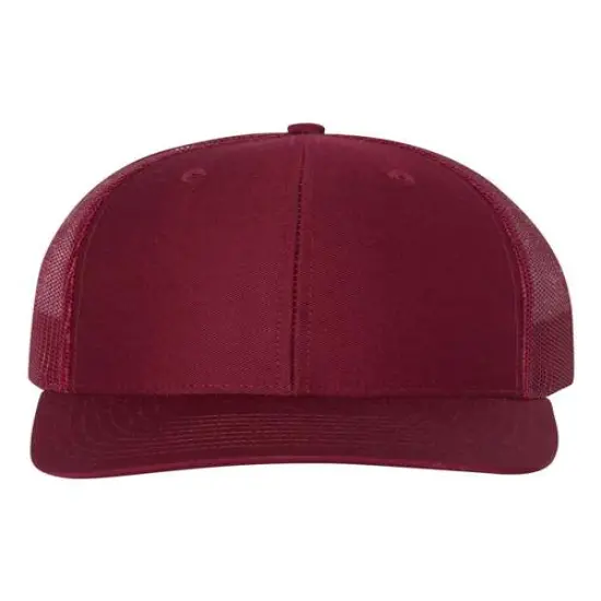 Richardson&reg; Snapback Trucker Cap Cardinal {1}