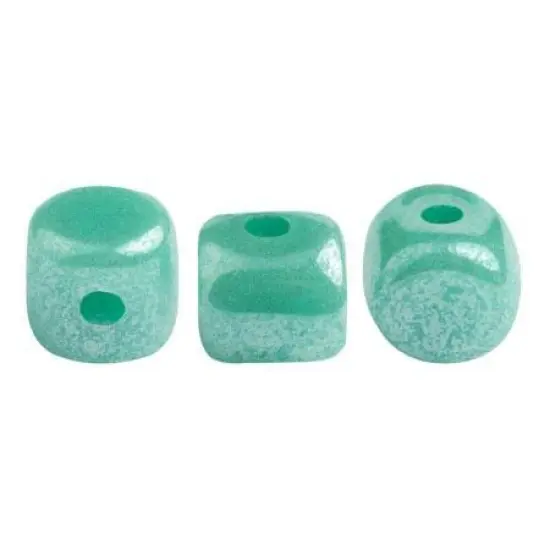Minos&reg; Par Puca&reg;, MNS-6313-14400, Opaque Green Turquoise Luster {1}