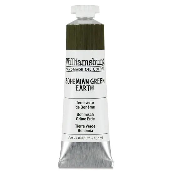 Williamsburg Handmade Oil Paints - Bohemian Green Earth, 37 ml tube {1}
