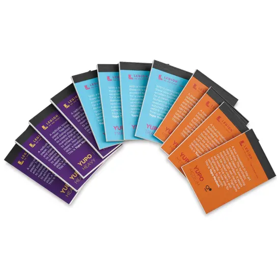 Legion Yupo Synthetic Paper Pads - Mini Set, 2-1/2" x 3-3/4", Pkg of 12 {1}