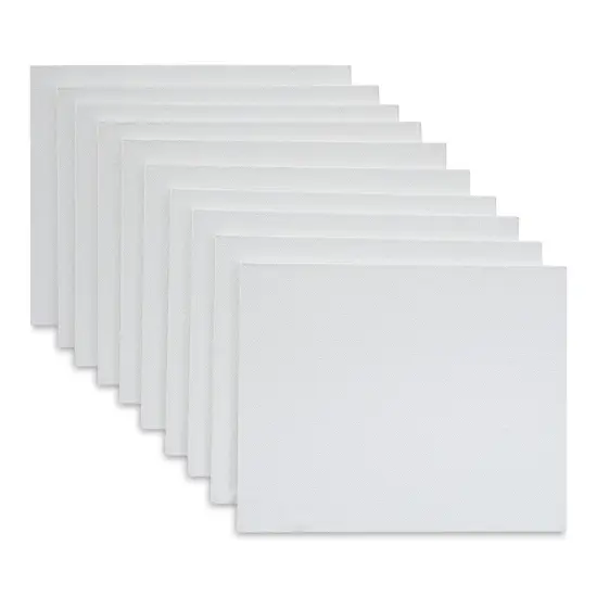 Strathmore 300 Series Cotton Canvas Panel Pack - 8" x 10", Package of 10 {1}