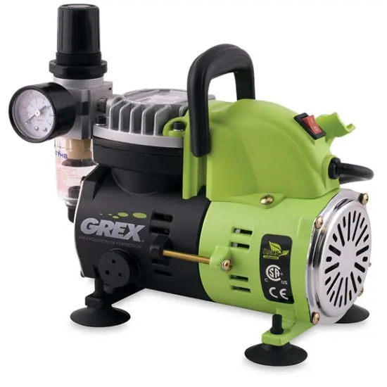 Grex 1/8 HP Portable Piston Air Compressor - AC1810-A {2}