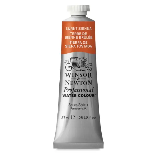 Winsor & Newton Professional Watercolor - Burnt Sienna, 37 ml Tube {1}