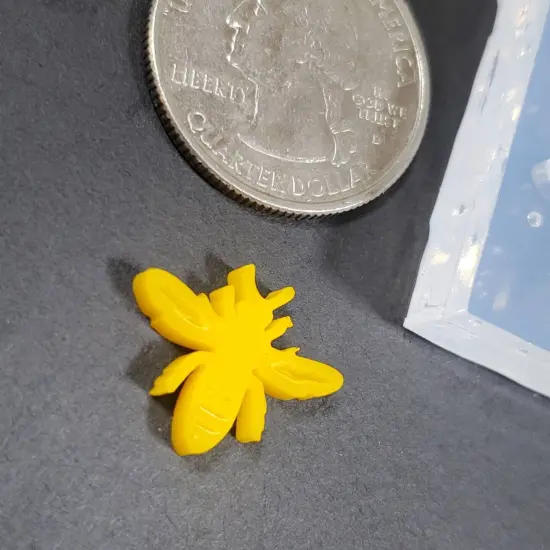 Honey Bee Stud Earring Silicone Mold(A11) {3}