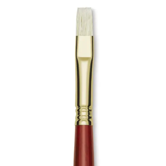 Blick Master Bristle Brush - Bright, Long Handle, Size 10 {1}