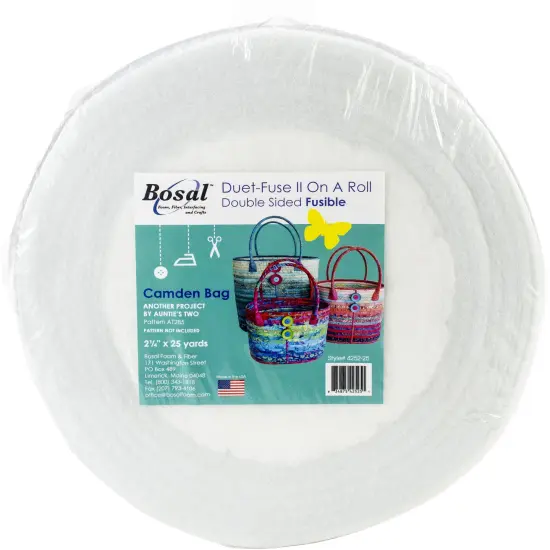 Bosal Duet II Double Sided Fusible Interfacing On A Roll-2.25"X25yd {1}