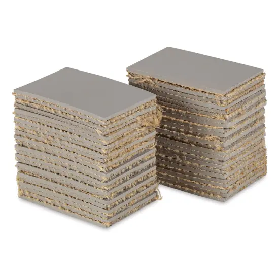 Blick Battleship Gray Linoleum -Pkg of 48, 2" x 3", Unmounted {2}