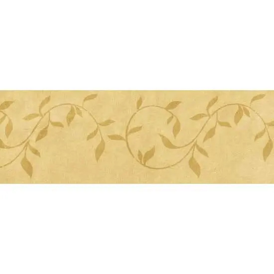 Leaf Scroll Border Wall Stencil {1}