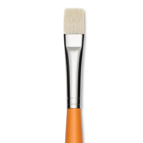 Isabey Chungking Interlocking Bristle Brush - Bright, Long Handle, Size 8 {1}