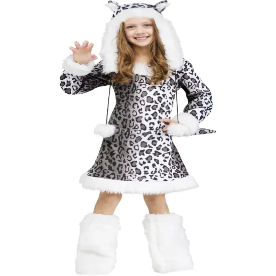 Sweet Snow Leopard Mountain Cat Girl's Costume {1}