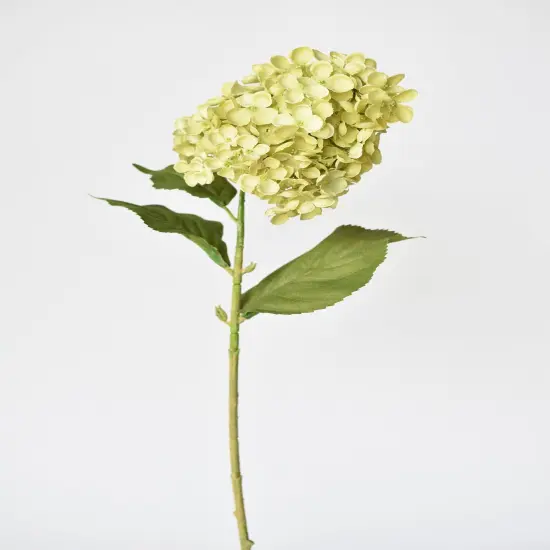 28" Faux Cone Hydrangea Stem Green {2}