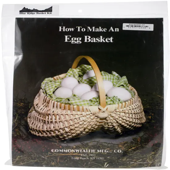 Commonwealth Blue Ridge Basket Kits-Egg Basket 7"X7" {1}