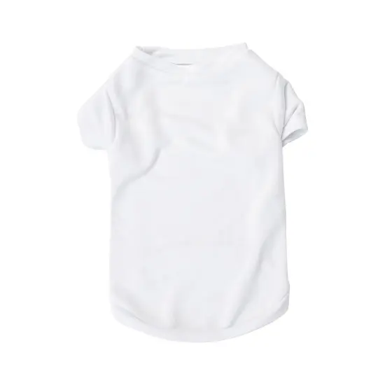 Craft Express 2 Pack of Medium White Sublimation Pet T-Shirts {6}