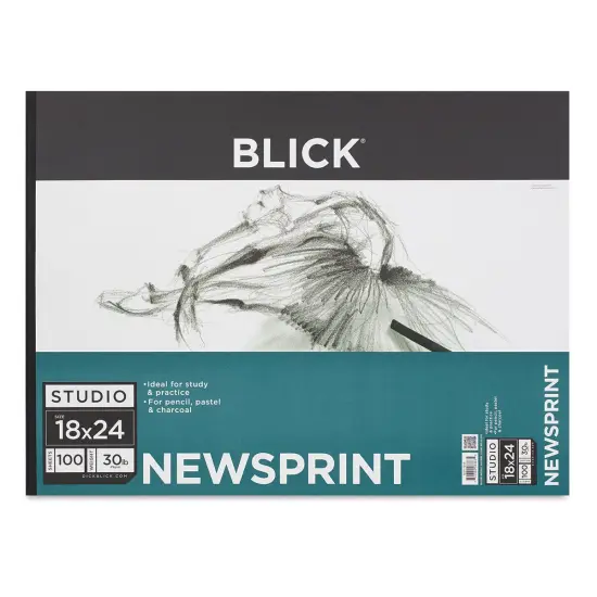 Blick Studio Newsprint Pad - 18" x 24", 100 Sheets {1}