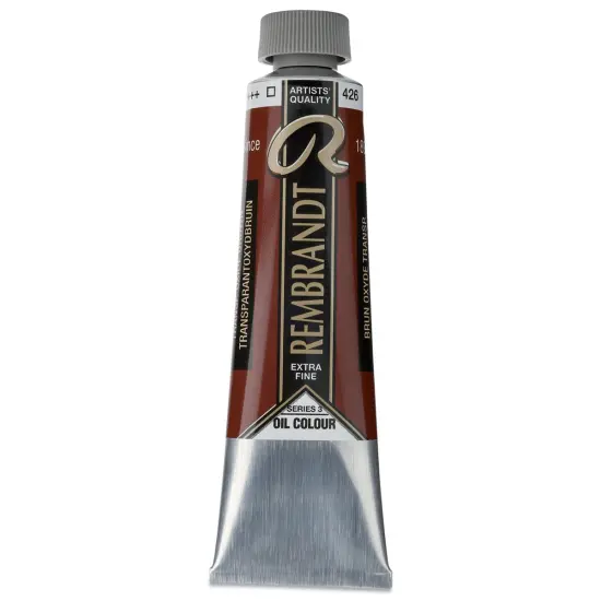Rembrandt Artists' Oil Color - Transparent Oxide Brown, 40 ml tube {1}