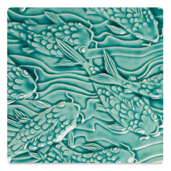 Amaco Liquid Gloss Glaze - Pint, Turquoise, Transparent {2}