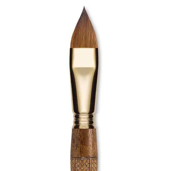 Escoda Reserva Kolinsky-Tajmyr Sable Brush - Filbert, Short Handle, Size 18 {1}