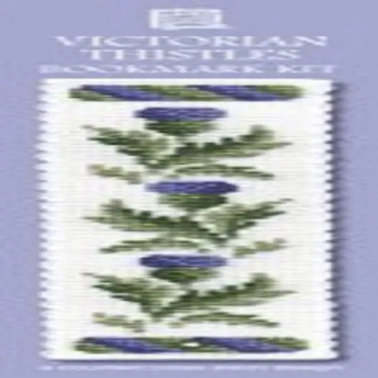 Victorian Thistle Bookmark - Cross Stitch Kit Multicolor {1}