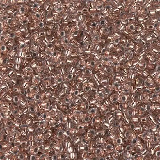Miyuki 11 Round Seed Bead, 11-197, Copper Lined Crystal, 13 grams {1}