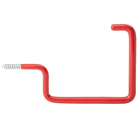 2155BC Vinyl Large Storage Screw Hook - Red {1}