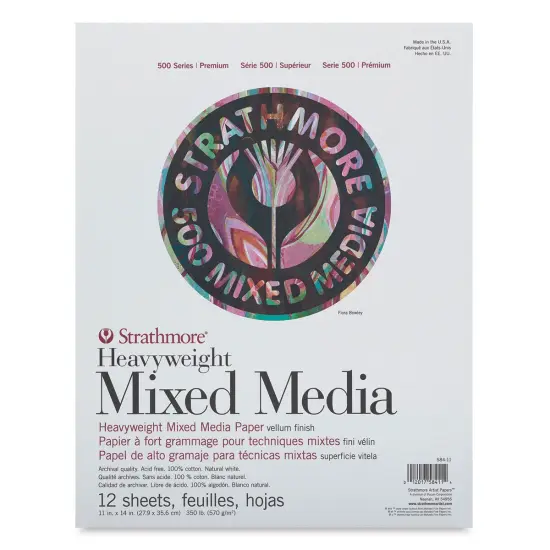 Strathmore 500 Series Heavyweight Mixed Media Pad - 11" x 14" {2}