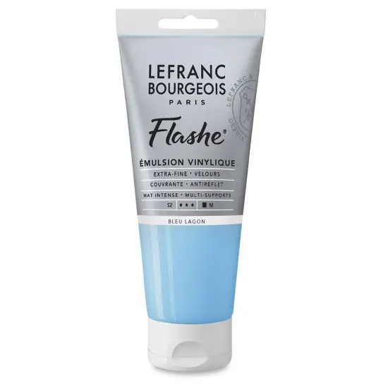 Lefranc & Bourgeois Flashe Vinyl Paint - Lagoon Blue, 80 ml {1}