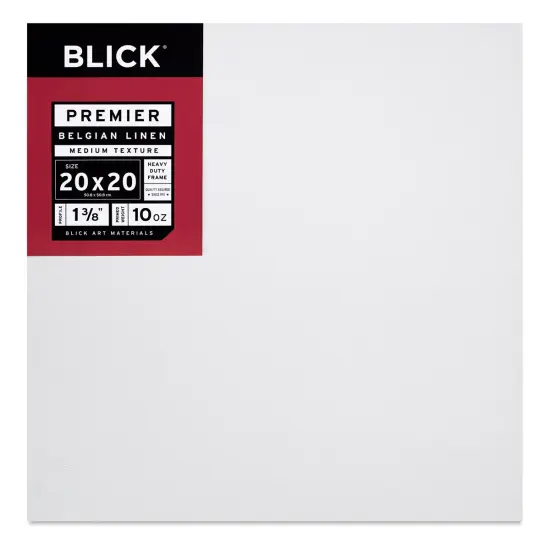 Blick Premier Belgian Linen - 20" x 20", Oil-Primed, 1-3/8" Profile {1}