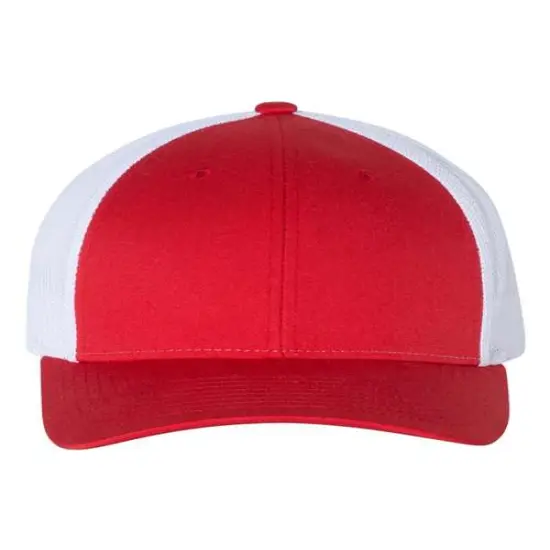 Richardson&reg; Low Pro Trucker Cap Red/ White {1}