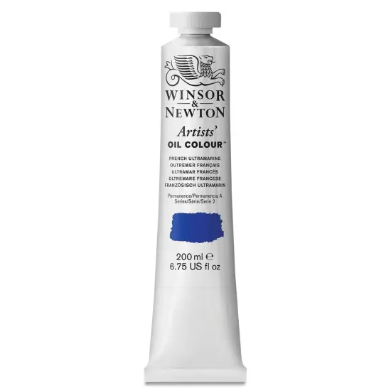 Winsor & Newton Artists' Oil Color - French Ultramarine, 200 ml tube {1}