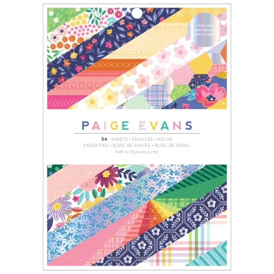 Blooming Wild Holographic 6x8 Paper Pad - Paige Evans {1}