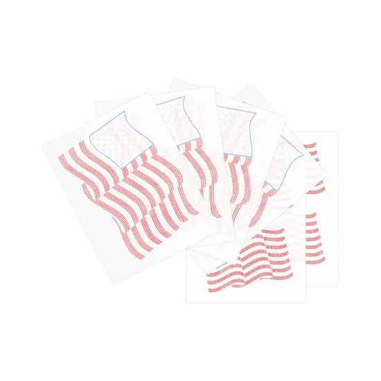 Craft Express American Flag Rhinestone Transfer &ndash; Hotfix Iron-On {2}