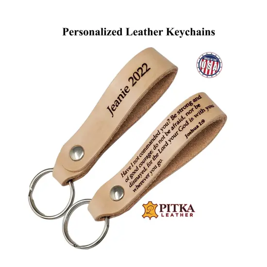 10 Pack Natural Leather Keychains Kit-Leather Craft Projects-DIY Leather Key Fobs for Stamping, Tooling, Engraving {5}