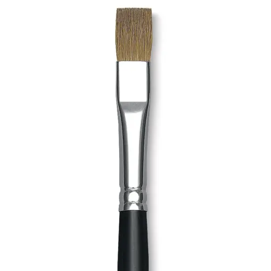 Da Vinci Maestro Kolinsky Brush - Flat, Short Handle, Size 8 {1}