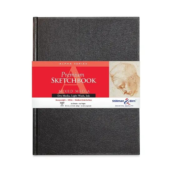 Stillman & Birn Alpha Series Sketchbook - 11.75" x 8.25", Hardbound, 62 Sheets {1}