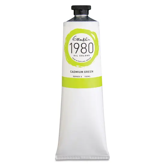 Gamblin 1980 Oils - Cadmium Green, 150 ml tube {2}