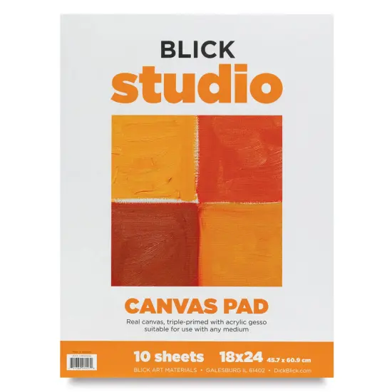 Blick Canvas Pad - 18" x 24", 10 Sheets {1}