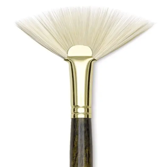 Princeton Series 6300 Dakota Synthetic Bristle Brush - Fan, Long Handle, Size 8 {1}