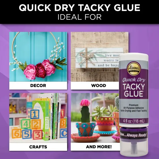 Aleene's Always Ready Quick Dry Tacky Glue 4 fl. oz. {3}